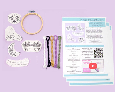 Stick and Stitch Kit - Dreamy World