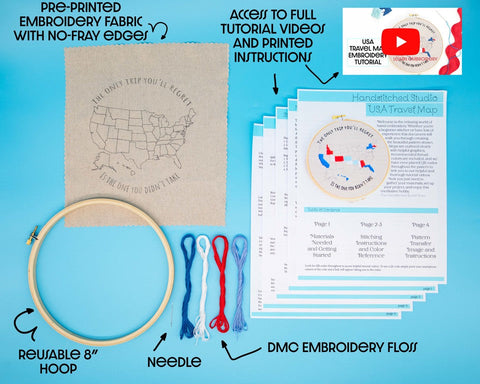 State Travel, Floral and Heart - Bundle Of 3