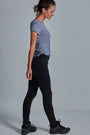 ONNO bamboo t-shirt in Stone, Christina is 5'9" and wearing size S.